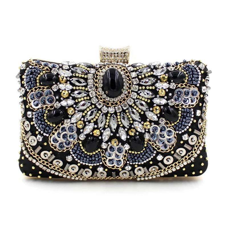 black handbag for wedding