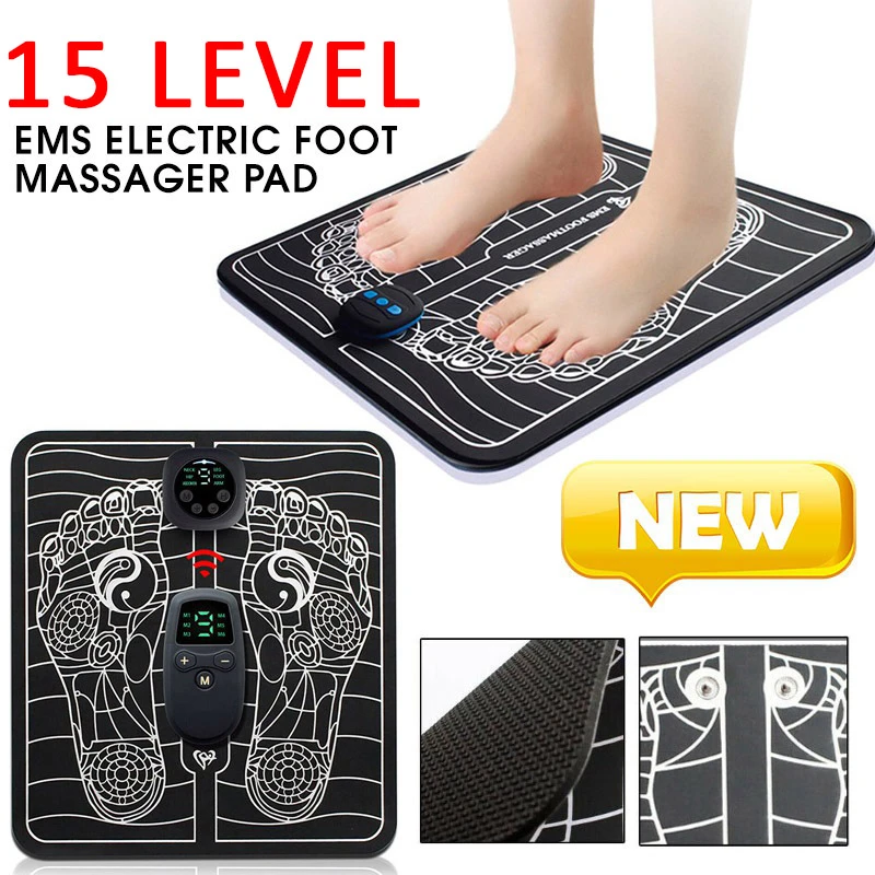 Foot Massager Electric Foot Massage Pad Feet Muscle Stimulator Massager
