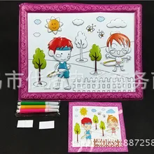 Детская развивающая игрушка стиль L серия акварель/вышивка живопись/3D окраска Фреска