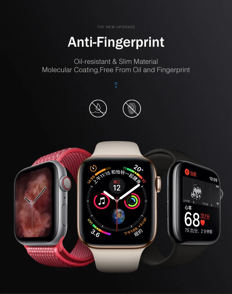 YKZ 2 шт Защитная пленка для Apple Watch 4 3 Гидрогелевая пленка для iWatch 2 1 полная защита для Apple Watch 38 мм 40 мм 42 мм 44 мм