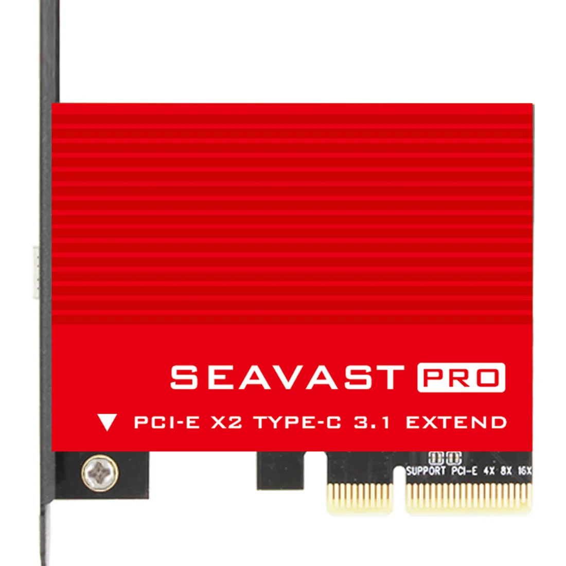 JEYI SK31 USB3.1 добавить на карту PCIE X2 TYPE C USB 3,1 GEN2 USB3.0 адаптер PCI Express карта расширения 5A Высокая мощность ASM1142 ASMEDIA - Цвет: Красный