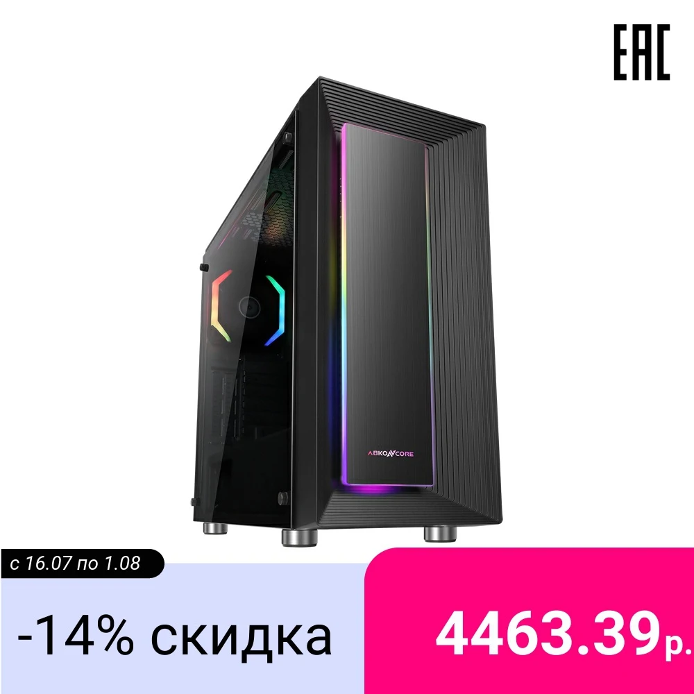 Корпус для игрового ПК Abkoncore Cronos 510S SYNC|Компьютерные корпуса| | АлиЭкспресс