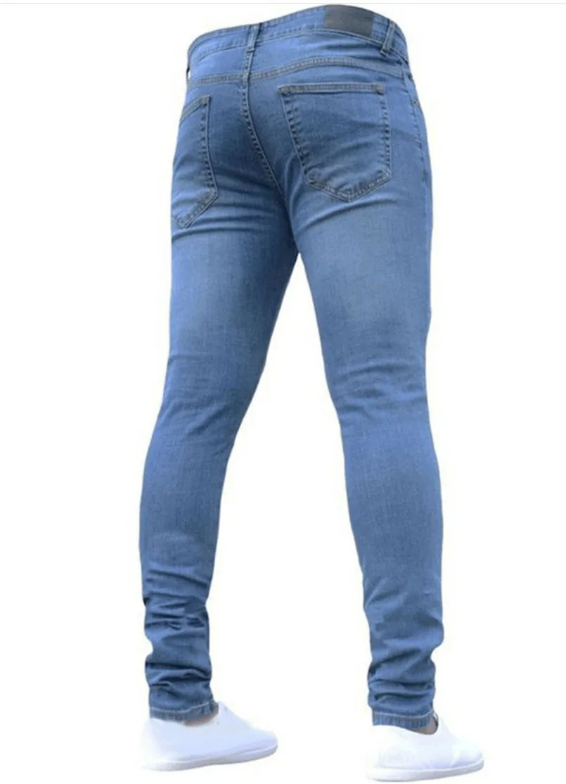 stretch jeans Slim Fit Denim Skinny Pant Men Soft Cotton Male Solid Trousers Autumn Streetwear Brand Clothing 2022 Casual Comfortable Spring jeans men