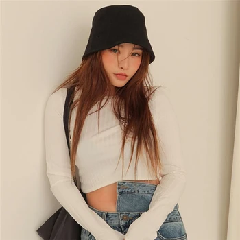 

Hat women summer Japanese bucket hat thin fisherman hat breathable basin hat