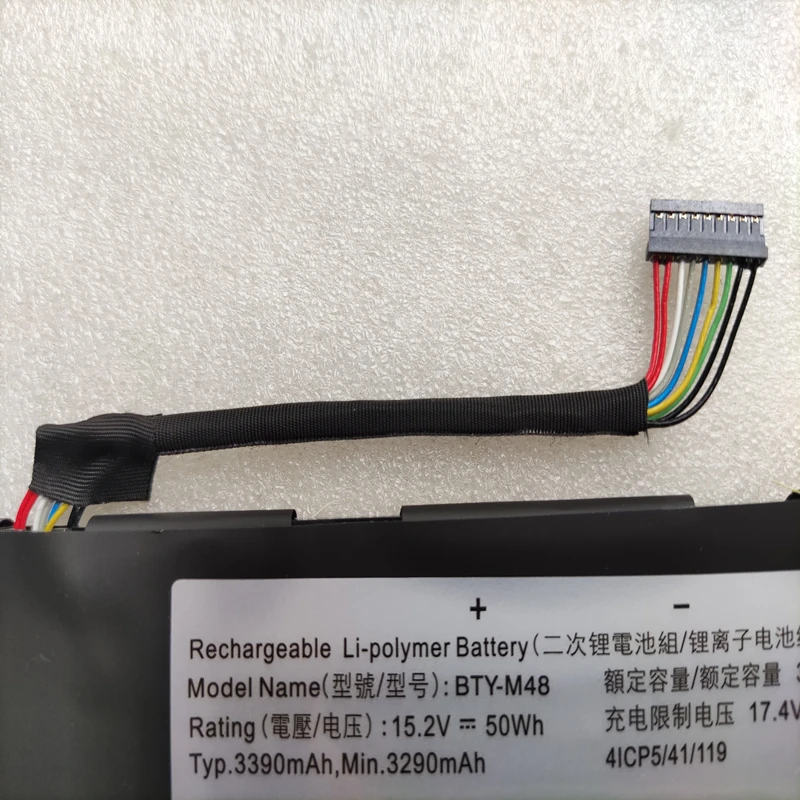 Bateria para Msi Modern 14 A10ras Ps42 8m 8rb 8rc 8ra 018tw 056tr 062tr 074in Mechrevo s1 c1 01 02 05 S10c1 Getac S103 Bty-m48 - Imagem 2