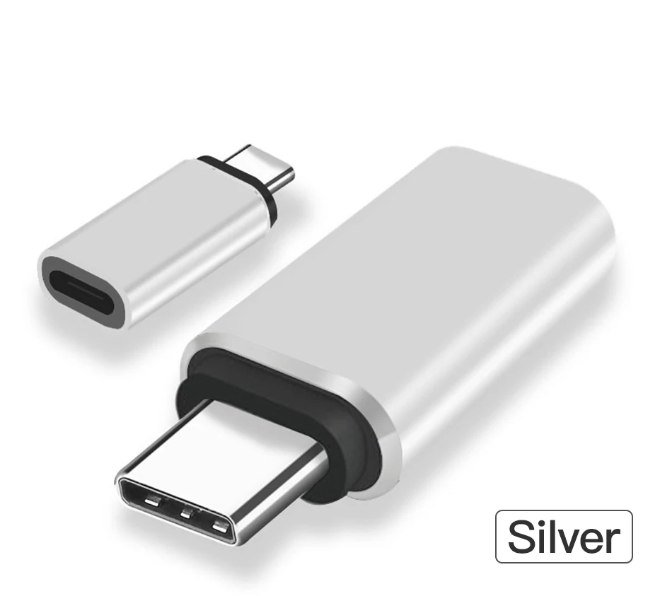 !ACCEZZ 2PC Type c OTG Adapter For iPhone Cable Female Type-c  Data Charging Connector For Huawei P20 Pro Mate 20 Samsung S9 S10 (8)