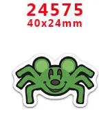 24575 30 шт. плоское украшение из смолы Хэллоуин catoon смолы pr24574 - Color: 24575