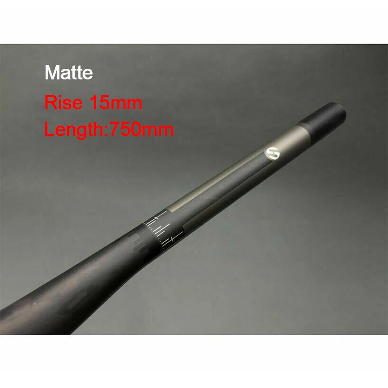 matte-15-750mm TOSEEK Углеродный руль для велосипеда 31,8 мм, руль для велосипеда, руль для горного велосипеда, руль для велосипеда 750/820 мм, Аксессуары для велосипеда - Цвет: matte-15-750mm