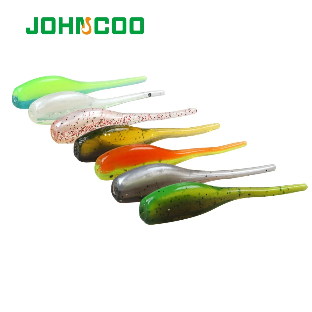 JOHNCOO Новинка 50 шт. приманка искусственная Мягкая мягкий червь 5 см 1 г силиконовый