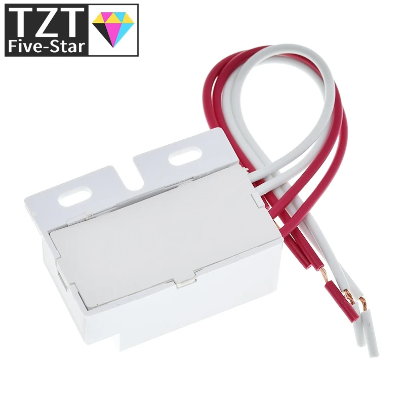Neues 220V AC 50Hz Auto-Infrarot-Sensorsc halter Pir Mikrowellen radar Körper bewegungs sensor modul einstellbar für Zeitabstand bereich – Detail 6