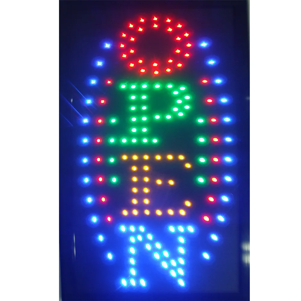 

CHENXI Led open shop signs 10x19 Inch Semi-outdoor Ultra Bright flashing led open sign