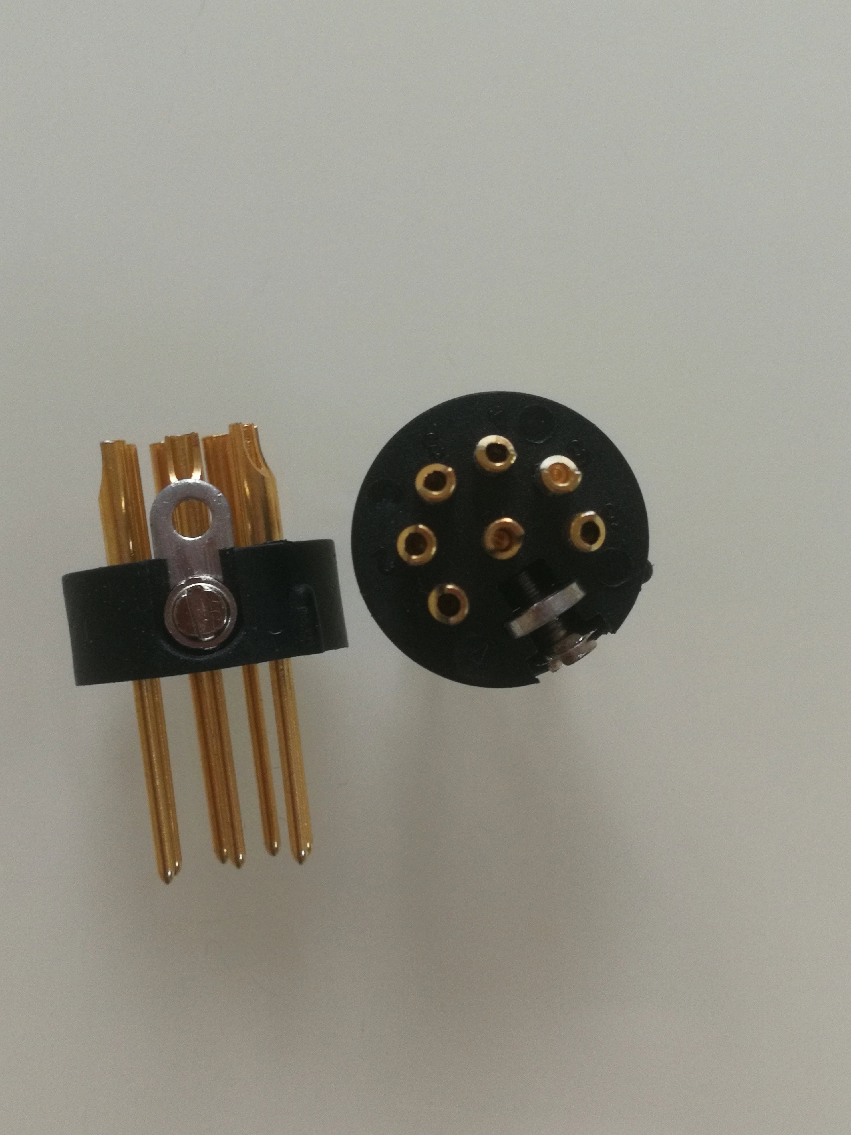 7 PIN golden plating XLR connector audio accessories for DIY microphone studio microphone connector accessory