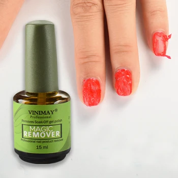 

VINIMAY 15ML Fast Nail Gel Polish Remover Healthy Magic Remover for Base Top Coat Within Minutes