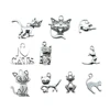 15pcs/lot Charms Cat Antique Silver Color Cute Cat Pendant Charms Kawaii Cat Charms For Jewelry Making ► Photo 2/2