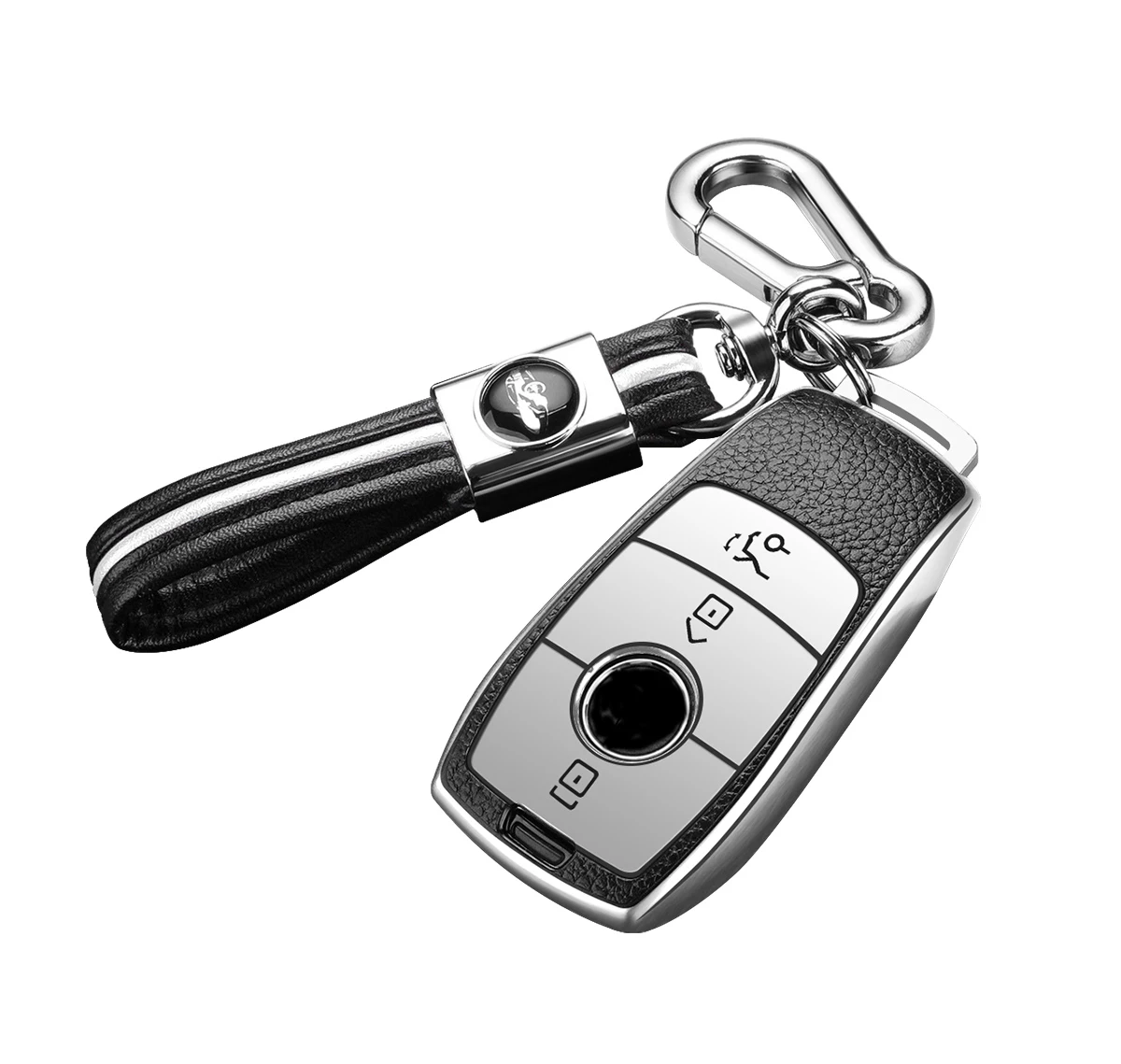TPU+Leather grain Car Key Case Cover For Mercedes Benz 2017 2018 E Serials E300 E200 E220 Maybach S320L S450 S350 Accessories | Автомобили
