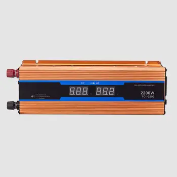 

Dual Display Car Power Inverter Converter Charger Adapter Modified Sine Wave 2200W