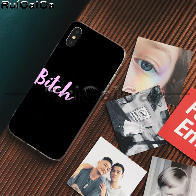 A14 RuiCaiCa я не всегда сука ТПУ мягкий чехол для телефона Apple iPhone 8 7 6 6S Plus X XS MAX 5 5S SE XR 11 11pro - Цвет: A14