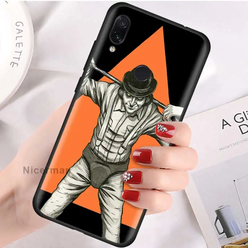 Заводной оранжевый чехол для Xiaomi Redmi Note 9S 9 Max 7 8 8T K30 задний зум K20 Pro Черный