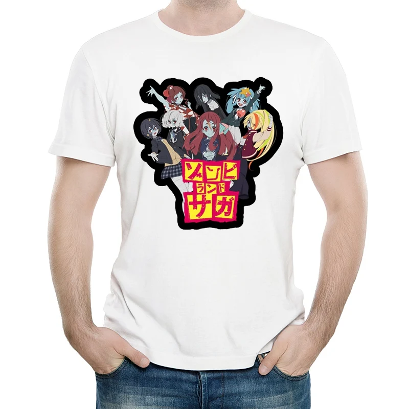 Футболка ZOMBIE LAND SAGA модная мужская футболка с логотипом ZOMBIE LAND SAGA футболки унисекс футболка аниме