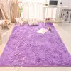 Pink Purple Carpet Dyed Plush Soft Carpet Area Carpet Living Room Bedroom Non-slip Floor Mat Child Bedroom Mat ► Photo 2/6