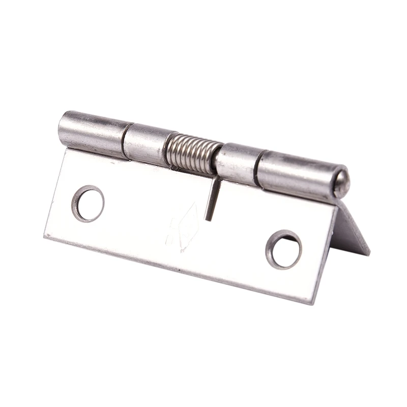 

2 Inch Long Butt Hinges Stainless Steel Self-Closing Corner Spring Draw Door Hinge for Cabinet Drawer Door Furniture