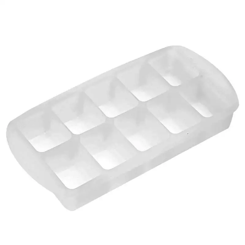 10 Holes Silicone Square Ice Cube Mold Non-stick Mould DIY Home Baking Tool