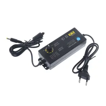 

Adjustable Power Adapter With Display Screen AC100V-240V To DC3.8V-37V EU Plug