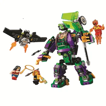 

10843 Blocks Super Hero Lex Luthor Mech Takedown Model Building Toys Hobbies Bricks for Children birthday Gift