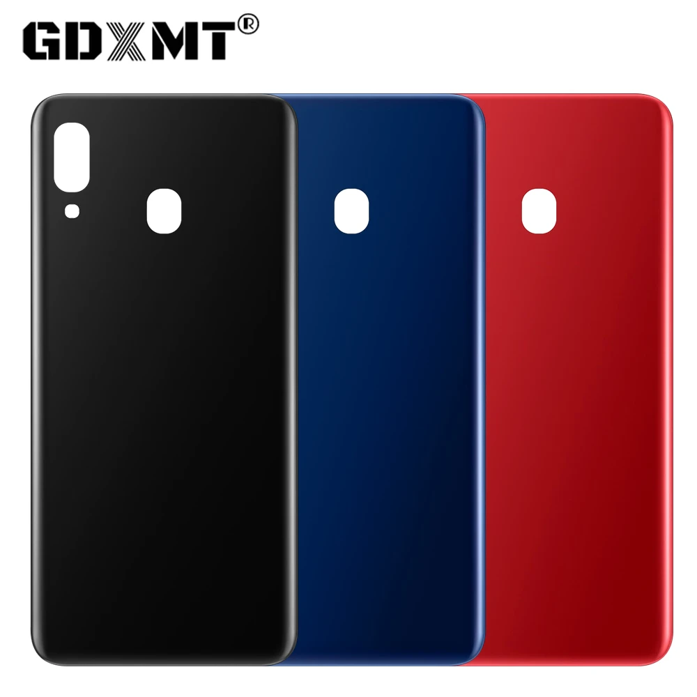 Задняя крышка батарейного отсека для Samsung Galaxy A20 A205 A205F корпус качества AAA|Корпусы