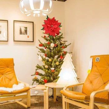 

Decor Curtain Buckle Party Christmas Home Room Hanging 2Pcs Flower Tie