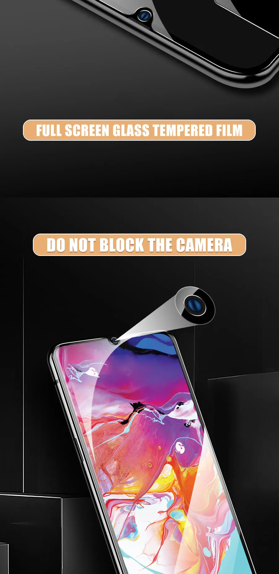 С уровнем твердости 9H закаленное Стекло на samsung Galaxy A10 A20 A30 A40 A50 A60 A70 A80 A90 M10 M20 M30 M40 Экран протектор Защитная пленка