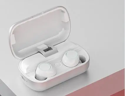 ANRY S8 TWS цельнометаллический зарядный ящик Tws 5,0 Bluetooth наушники HiFi беспроводные наушники водонепроницаемый микрофон 3D стерео - Цвет: Silver