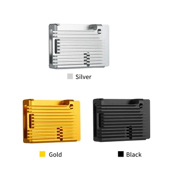 

Aluminum Alloy Protection Case for Raspberry Pi 4 Model B Metal Cooling Case Passive Cooling Shell Enclosure Heat Dissipation