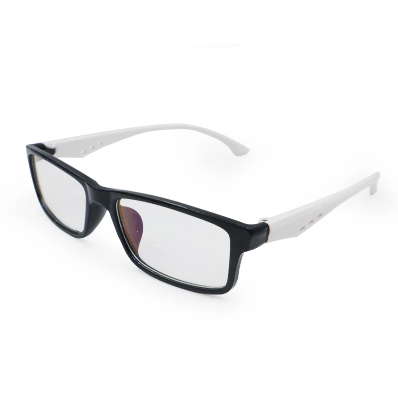 Очки с защитой от синих лучей, синий светильник, защита от радиации, очки для мужчин и женщин, компьютерные очки с защитой от ультрафиолета, UV400, плоские зеркальные очки - Цвет оправы: Белый