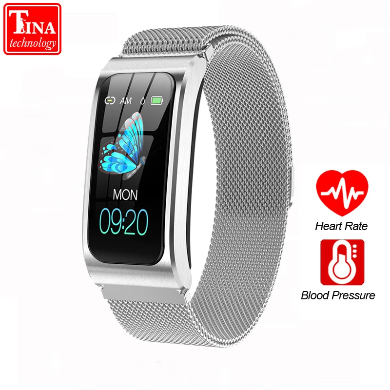 Smart Bracelet AK12 Men Women Heart Rate Band Sleep Monitor Blood Pressure Fitness Tracker Waterproof Color Screen Sports Watch