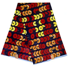 Высокое качество полиэстер Африканский принт Ткань 6 ярдов \ Лот настоящий голландский воск африканская ткань