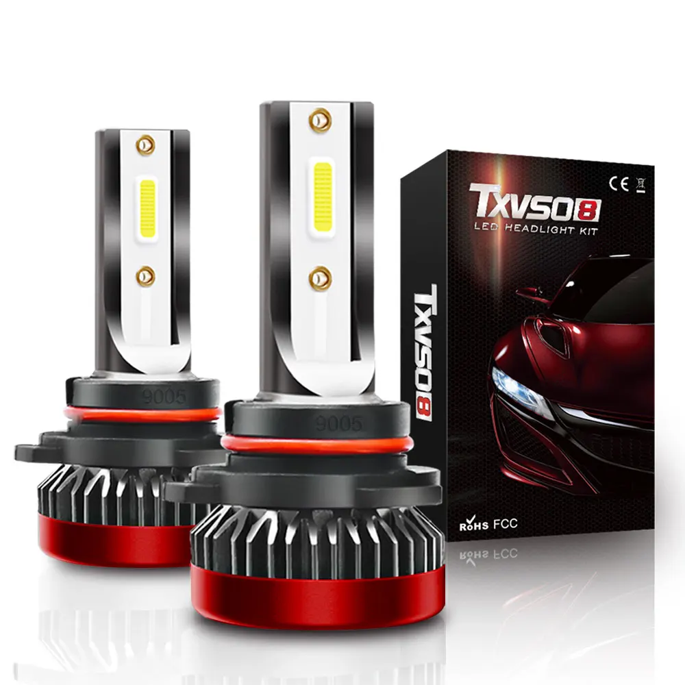 Car Led Headlight Front Lamp Super Bright LED Fog Light Bulbs G2R 6000k Universal LED Headlight