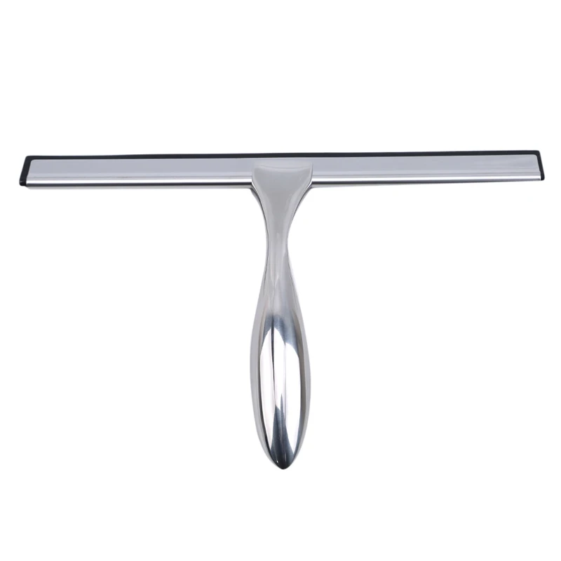 Stainless Steel Squeegee Glass Window Cleaner Car Wiper Suction Hook Removal Of Steam Cleaning Brush