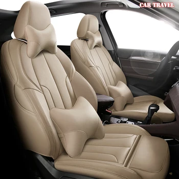 

CARTRAVEL Custom Leather car seat cover For NISSAN Patrol Sunny QUEST Terra Navara NV200 Paladin KICKS MAXIMA Murano LANNIA auto