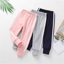 Штаны для девочек Новинка года, стильные весенне-осенние детские штаны спортивные штаны для мальчиков повседневные штаны в западном стиле леггинсы для маленьких девочек