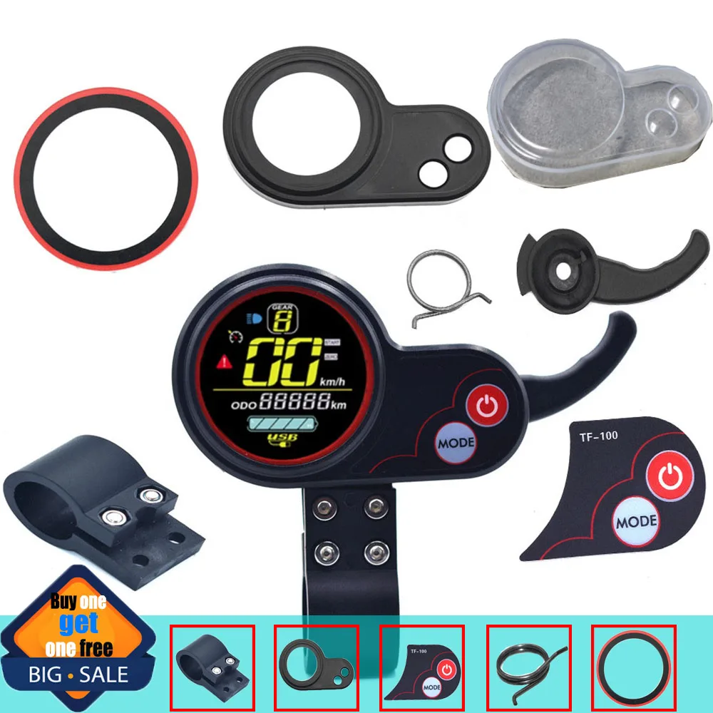 Kick Scooter Instrument TF-100 Display Scooter Skateboard Dashboard Outdoor Portable for Kugoo M4 Electric Scooter Parts