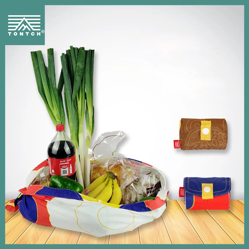 Складная хозяйственная сумка эко торба на Zakupy Bolsas Ecologicas многоразовая сумка для покупок из полиэстера