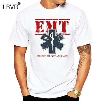 

Emt T-Shirt Paramedic Emergency Technician Ambulance Medical Services Humor 2019 Creative Letters Crew Neck Printed Tee Shirt