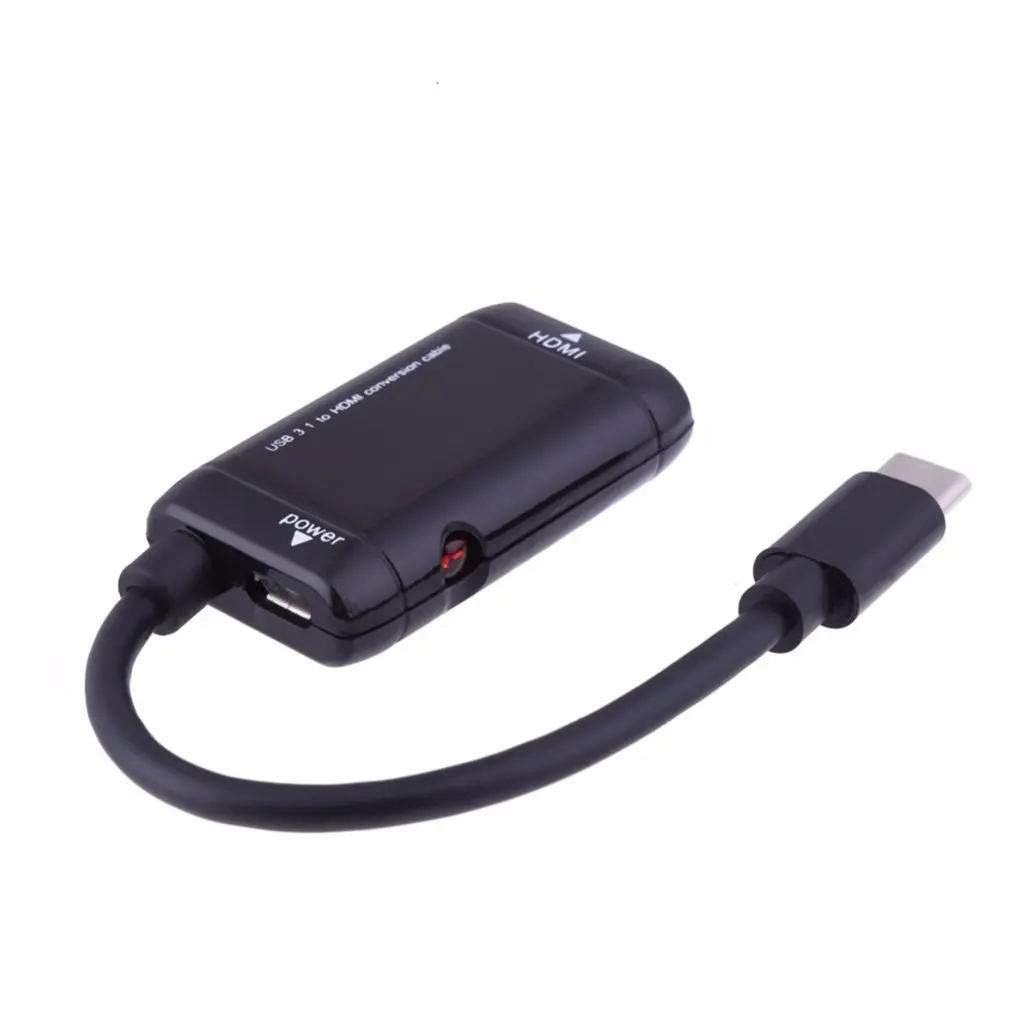 USB-C type C к HDMI адаптер USB 3,1 ТВ кабель для MHL Android телефон планшет для MacBook для huawei Matebook