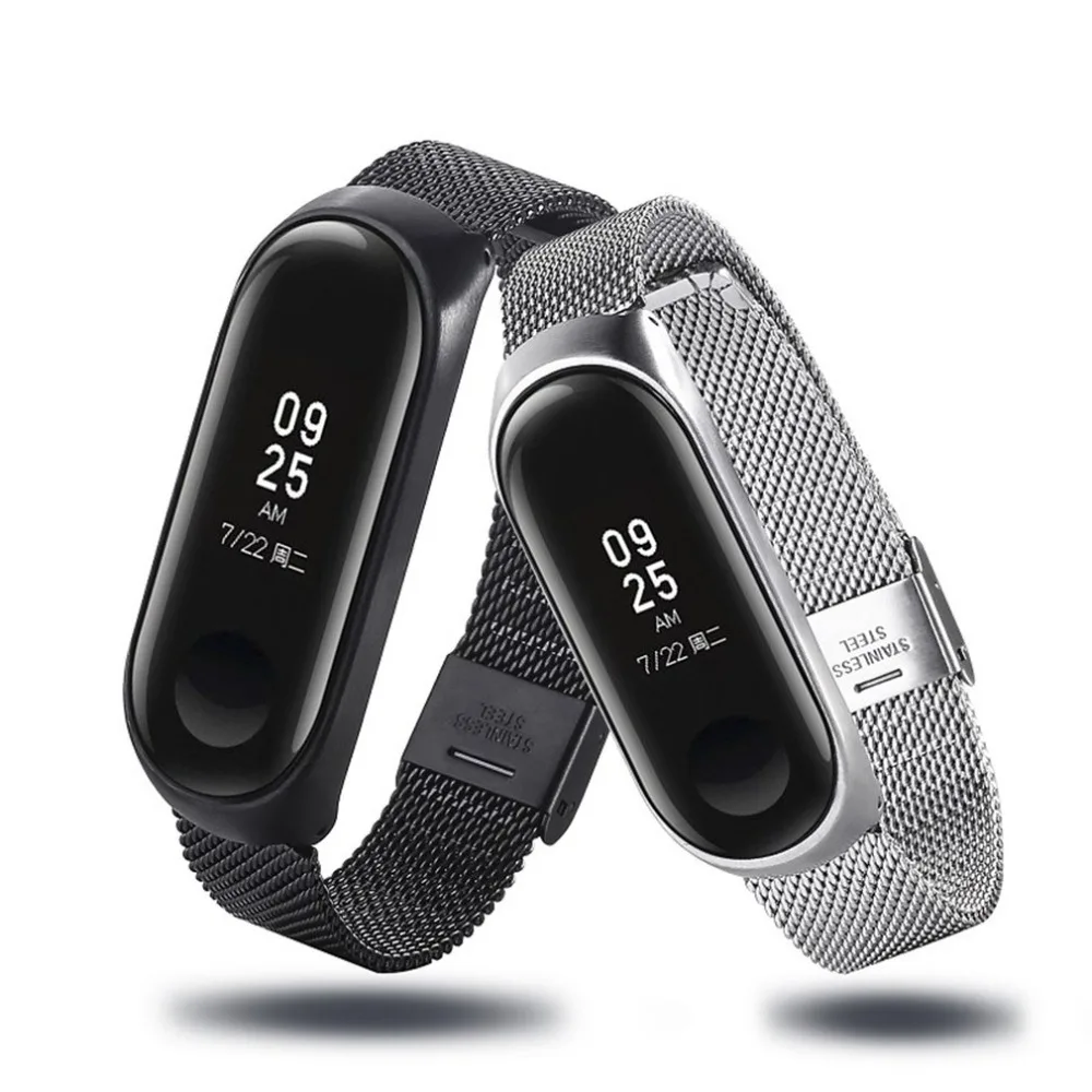 Браслет mi Band 4, металлический браслет из нержавеющей стали для Xiaomi mi, браслет 4, браслет mi Band 4, сменный ремешок