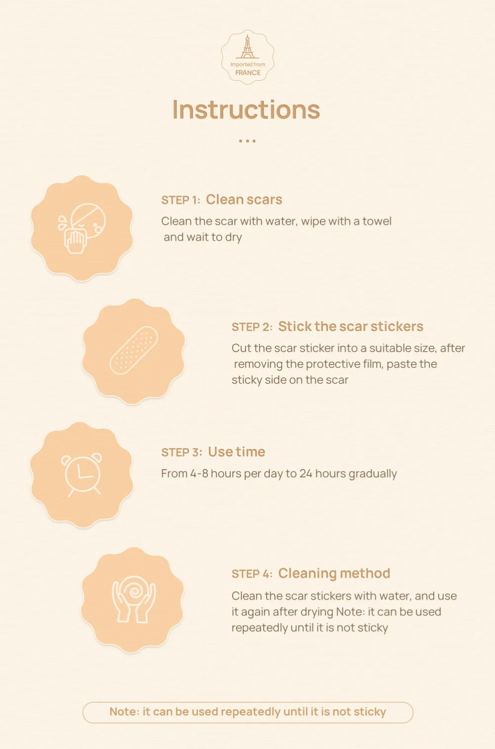 Silicone Burn/scald Postoperative Fade Acne Accidental Trauma Repair Waterproof Breathable Scar Removal Sheet 1piece LANBENA