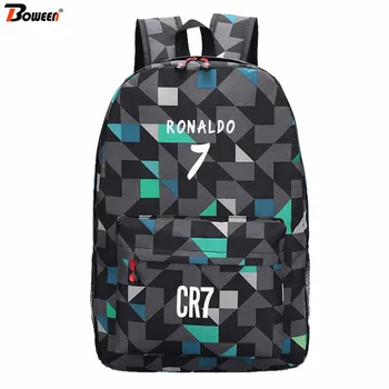

Teen Backpack Men School Bags for Teenagers Boys Book Bag Back Pack Ronaldo kids Bookbags for Children Cool back bag bagpack