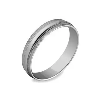 

First-law middle-cane silver alliance with cadenite bezel