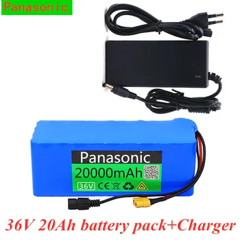 

XT60 interface 36V battery 10S4P 20Ah battery pack 600W high power battery 42V 20000mAh Ebike electric bike BMS + 42v charger