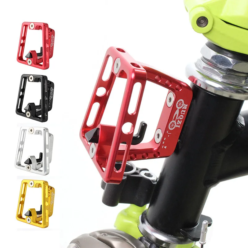 Cycling Aluminum Alloy Folding Bike Front Carrier Block Adapter Holder